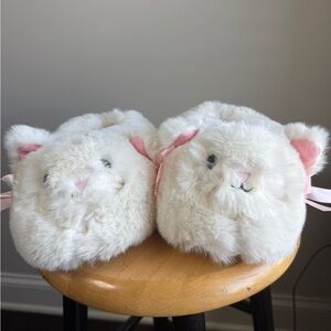 SKIMS Faux Fur Kitten Slippers Marble Size 38 / US 7.5–8 NWT (VERY RARE)